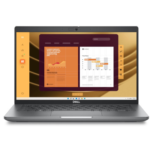 Лаптоп Dell Latitude 5450, Intel Core Ultra 5 135U vPro, 14.0 инча FHD (1920x1080) 60Hz Non-Touch AG, 16GB (2x8GB) DDR5, 512GB SSD