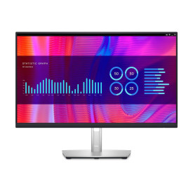 Монитор Dell P2423DE, QHD 2560 x 1440, 23.8 инча, 60Hz, 5ms, 1xHDMI, 2xDP, USB-C, USB, RJ45