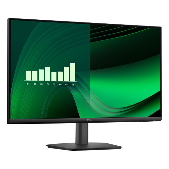 Монитор Dell Pro E2725HM, 27 инча, FHD 1920 x 1080, IPS, 100 Hz, 16:9, 8 ms/5 ms, DisplayPort 1.2, HDMI, VGA, Flicker-Free, ComfortView Plus, Tilt -5°/+21°