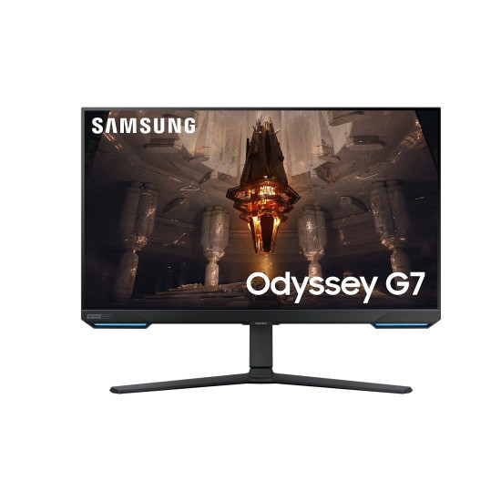Монитор Samsung Odyssey G7 G70B LS32BG700EUXEN , 32 инча, 4K UHD, IPS, 144Hz, 1ms, HDMI 2.1, DisplayPort, USB-C, G-Sync, FreeSync