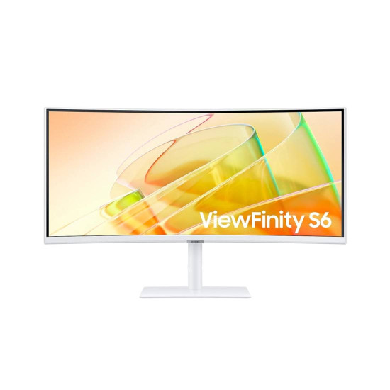 Монитор Samsung ViewFinity S6 LS34C650TAUXEN, 34 инча, Ultra-WQHD, 100Hz, 5ms, HDR10