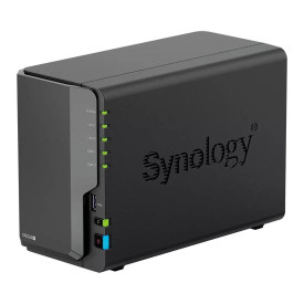 NAS устройство Synology DS224+, 2-Bay, Intel Celeron J4125 2.7GHz, 2GB DDR4 (Up to 6GB), 2 x 1GbE LAN, 2 x USB 3.2