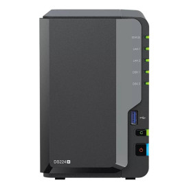 NAS устройство Synology DS224+, 2-Bay, Intel Celeron J4125 2.7GHz, 2GB DDR4 (Up to 6GB), 2 x 1GbE LAN, 2 x USB 3.2