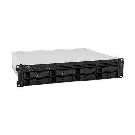 NAS устройство Synology RackStation RS1221RP+, 8-bay, AMD Ryzen V1500B, 4GB RAM, 4x RJ-45 LAN, 2x USB 3.2