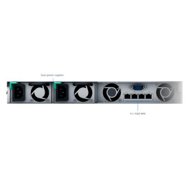 NAS устройство Synology RackStation RS822RP+, 4-bay, AMD Ryzen V1500B, 2GB RAM, 4x RJ-45 1GbE LAN, 2x USB 3.2