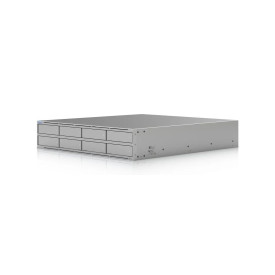 NAS устройство Ubiquiti UNAS-Pro-8-EU, 2U Rackmount, 8 гнезда за 2.5/3.5 инча HDD, 2 x M.2 NVMe SSD кеш слота, 10 Gbps мрежова свързаност