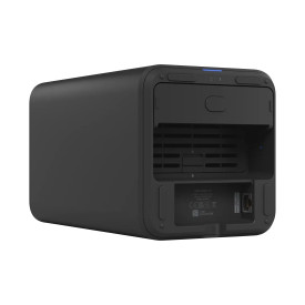 NAS устройство Ubiquiti UniFi UNAS-2-B-EU, 2 гнезда за 3.5 инча HDD, 2.5 GbE, USB-C, включен PoE++ адаптер, Black