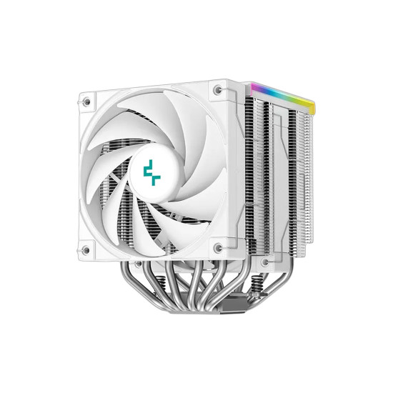 Охладител за процесор DeepCool AK620 DIGITAL SE WH, 2x120 mm, White