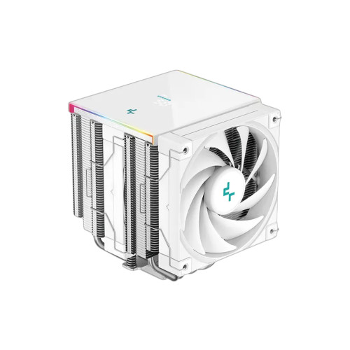 Охладител за процесор DeepCool AK620 DIGITAL SE WH, 2x120 mm, White