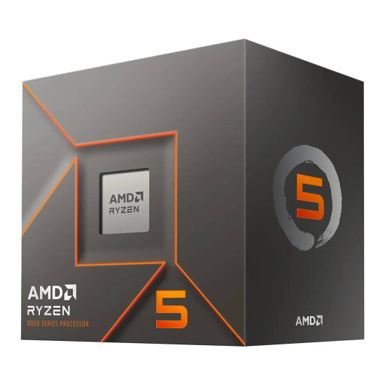 Процесор AMD Ryzen 5 8400F, 6C/12T, 4.2GHz/4.7GHz, 22MB, 65W, AM5, Box с Охладител
