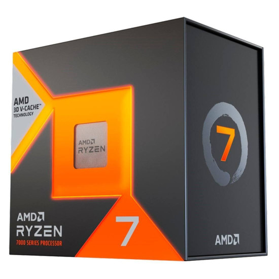 Процесор AMD Ryzen 7 7800X3D, 8C/16T, 5.0GHz Max, 104MB, 120W, AM5, Box без Охладител
