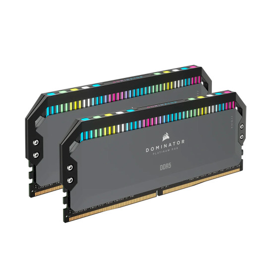 RAM памет Corsair Dominator Platinum RGB, 32GB (2x16GB) DDR5, 6000MT/s, CL30, AMD Optimized, Kit of 2