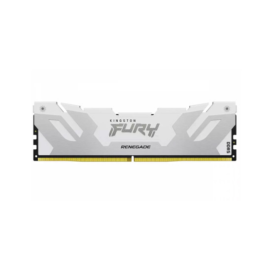 RAM памет Kingston FURY Renegade KF560C32RWK2-64, 64GB, 2x32GB, DDR5, 6000MHz, CL32, 288-Pin DIMM, 1.4V, White, XMP 3.0, Kit of 2
