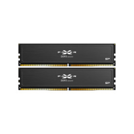 RAM памет Silicon Power XPOWER Pulse, 32 GB, 2x16 GB DDR5, 6400MHz, CL32, UDIMM, Black, Kit of 2