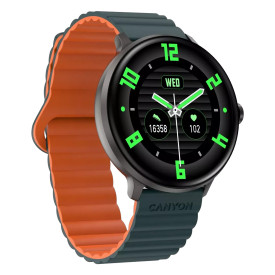 Смарт часовник Canyon Jacky SW-69, 47 mm, Green Orange