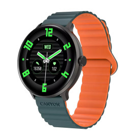 Смарт часовник Canyon Jacky SW-69, 47 mm, Green Orange