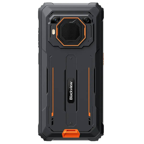 Смартфон Blackview BV6200 Plus, 6.56 инча, HD+, 90Hz, 8+256GB, Unisoc T606 1.6GHz, NFC, Fingerprint, 438g, Android 14, Orange
