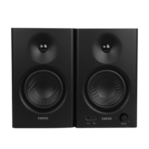Тонколони EDIFIER MR4, 2.0 система, 2x21W RMS, Bluetooth 5.4, TRS, RCA, AUX, Hi-Res Audio, Black