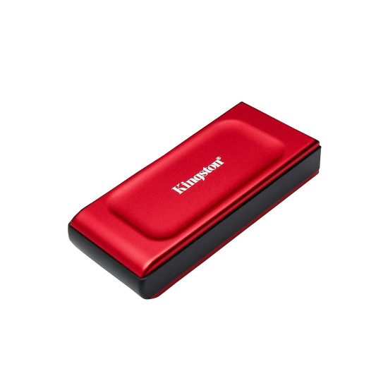 Външен SSD диск Kingston XS1000R, 2TB, USB 3.2 Gen 2, до 1050MB/s, Red