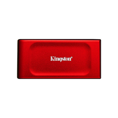 Външен SSD диск Kingston XS1000R, 2TB, USB 3.2 Gen 2, до 1050MB/s, Red