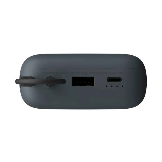 Външна батерия Xiaomi, 20000 mAh, вграден кабел, GL, Dark Gray