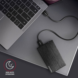 Външна кутия за диск AXAGON EE25-XA6, USB 3.2, 2.5 инча SSD/HDD