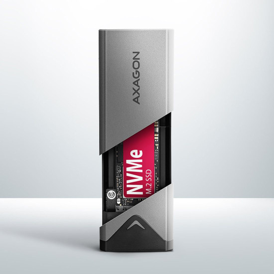 Външна кутия за диск AXAGON EEM2-UG2, USB-C, 10Gbps, M.2 NVMe SSD