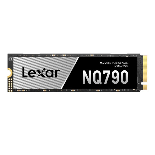 Вътрешен SSD диск Lexar NQ790, 4TB, PCIe Gen4x4, NVMe 1.4, до 7400MB/s, M.2 2280