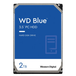 Вътрешен твърд диск Western Digital, 3.5 инча, 2 TB, 256 MB кеш, 7200 RPM, SATA 6 Gb/s, Blue