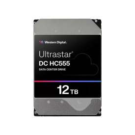 Вътрешен твърд диск Western Digital Ultrastar, DC HC555, 12 TB, 3.5 инча, 512 MB кеш, 7200 RPM, SATA, 512e SE, NP3