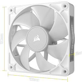 Вентилатор CORSAIR iCUE LINK RX120 RGB 120mm PWM Single Fan Expansion - White