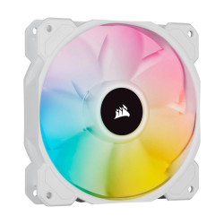 Вентилатор CORSAIR SP120 RGB ELITE, 120mm, Single Pack, White