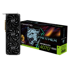 Видеокарта Gainward GeForce RTX 4070Ti SUPER Panther OC, 16GB GDDR6X, 256-bit, 1x HDMI 2.1, 3x DisplayPort 1.4a
