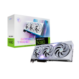 Видеокарта MSI GeForce RTX 5080 GAMING TRIO OC WHITE, 16GB GDDR7, 256bit