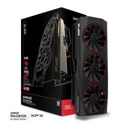 Видеокарта XFX Quicksilver AMD Radeon RX 9070XT Magnetic Air Edition, 16GB GDDR6, HDMI, 3xDP