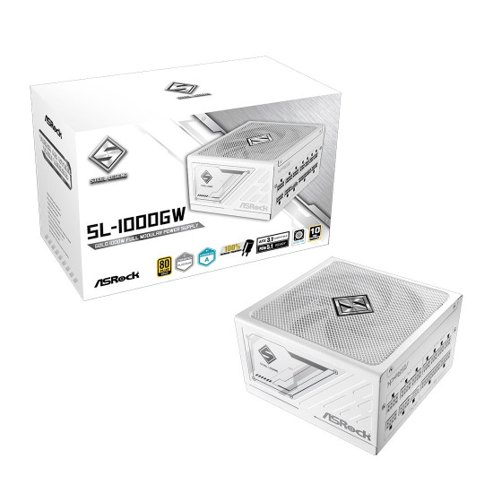 Захранване ASRock SL-1000GW, 1000W, 80 Plus Gold, Модулно