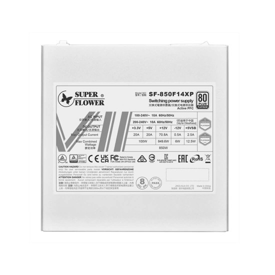 Захранване Super Flower Leadex VII Platinum PRO 1000W, ATX 3.1, 80+ Platinum, Fully Modular
