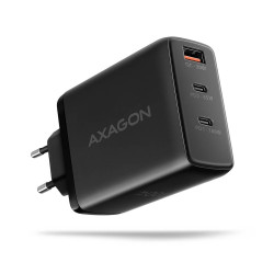 Зарядно AXAGON ACU-DPQ100 GaN Wall charger, Black