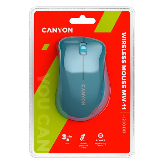 Безжична мишка CANYON MW-11, Blue