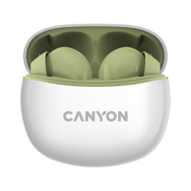 Безжични слушалки CANYON TWS-5, TWS, Green