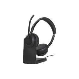 Безжични слушалки Jabra Evolve2 55 Stereo, Bluetooth, USB-C, ANC, Black