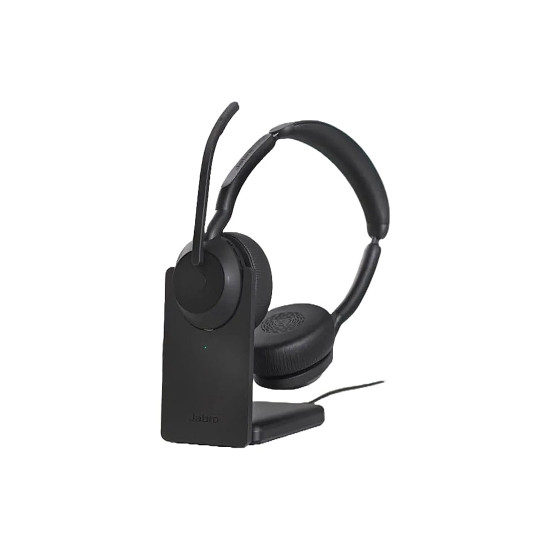 Безжични слушалки Jabra Evolve2 55 Stereo, Bluetooth, USB-C, ANC, Black
