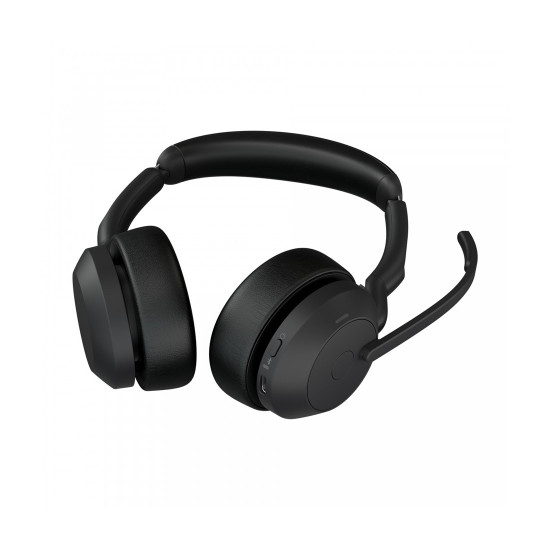Безжични слушалки Jabra Evolve2 55 Stereo, Bluetooth, USB-C, ANC, Black