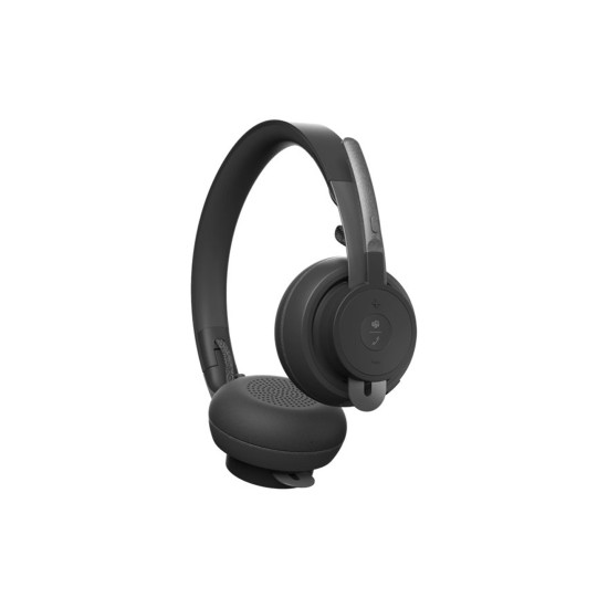 Безжични слушалки Logitech Zone Wireless, Bluetooth 5.0, USB-C, USB-A, Black