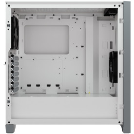 Кутия за компютър Corsair 4000D Airflow Tempered Glass Mid-Tower, White