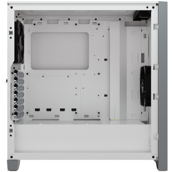 Кутия за компютър Corsair 4000D Airflow Tempered Glass Mid-Tower, White