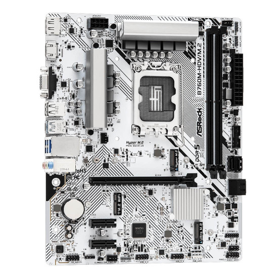 Дънна платка ASRock B760, LGA1700, 2x DDR5 DIMM, Micro ATX