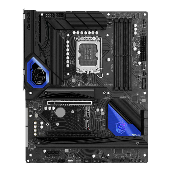 Дънна платка ASRock Z790 PG Riptide, ATX, Socket LGA1700, 4x DDR5, 1x PCIe 5.0 x16