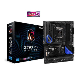 Дънна платка ASRock Z790 PG Riptide, ATX, Socket LGA1700, 4x DDR5, 1x PCIe 5.0 x16