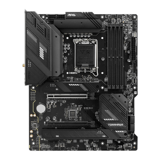 Дънна платка MSI MAG B760 TOMAHAWK WIFI, ATX, 1700, LAN, WI-FI 6E, BT
